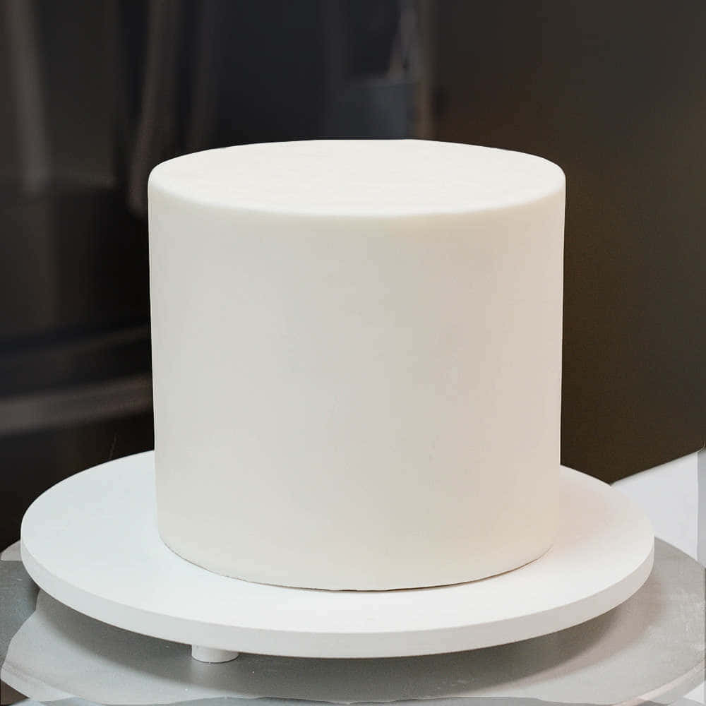 Cake Fondant, white cylindrical cake, smooth fondant, SD Desktop Wallpaper