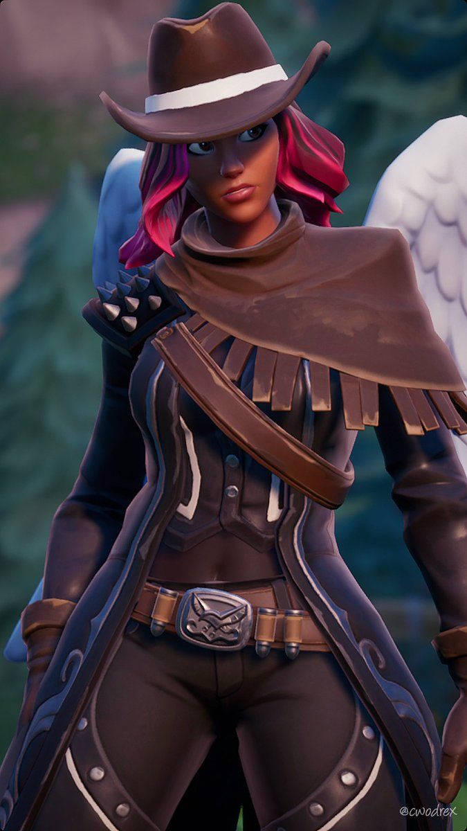 Calamity Fortnite, angel wings, pink hair, SD Phone Wallpaper