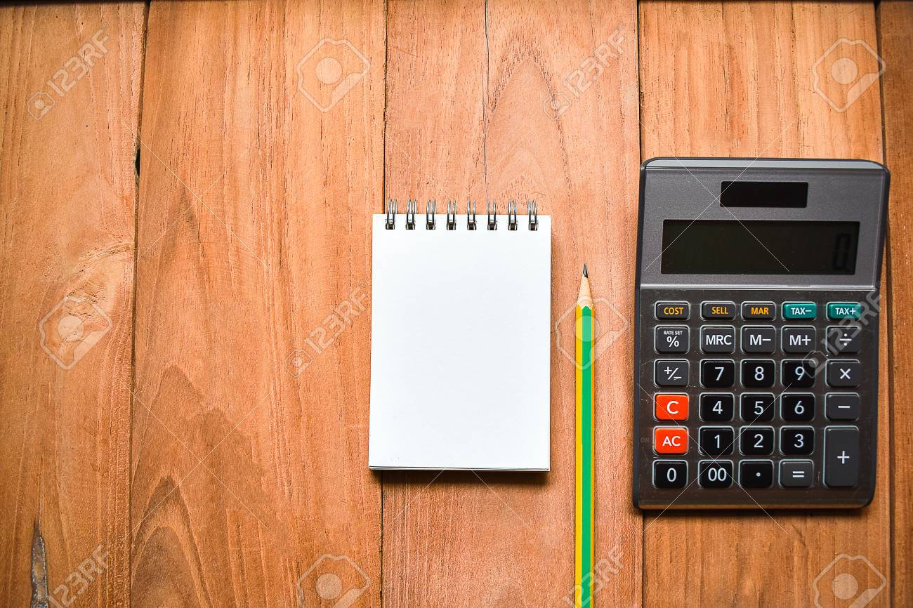 advanced scientific calculator, black calculator, green pencil, HD Desktop Wallpaper