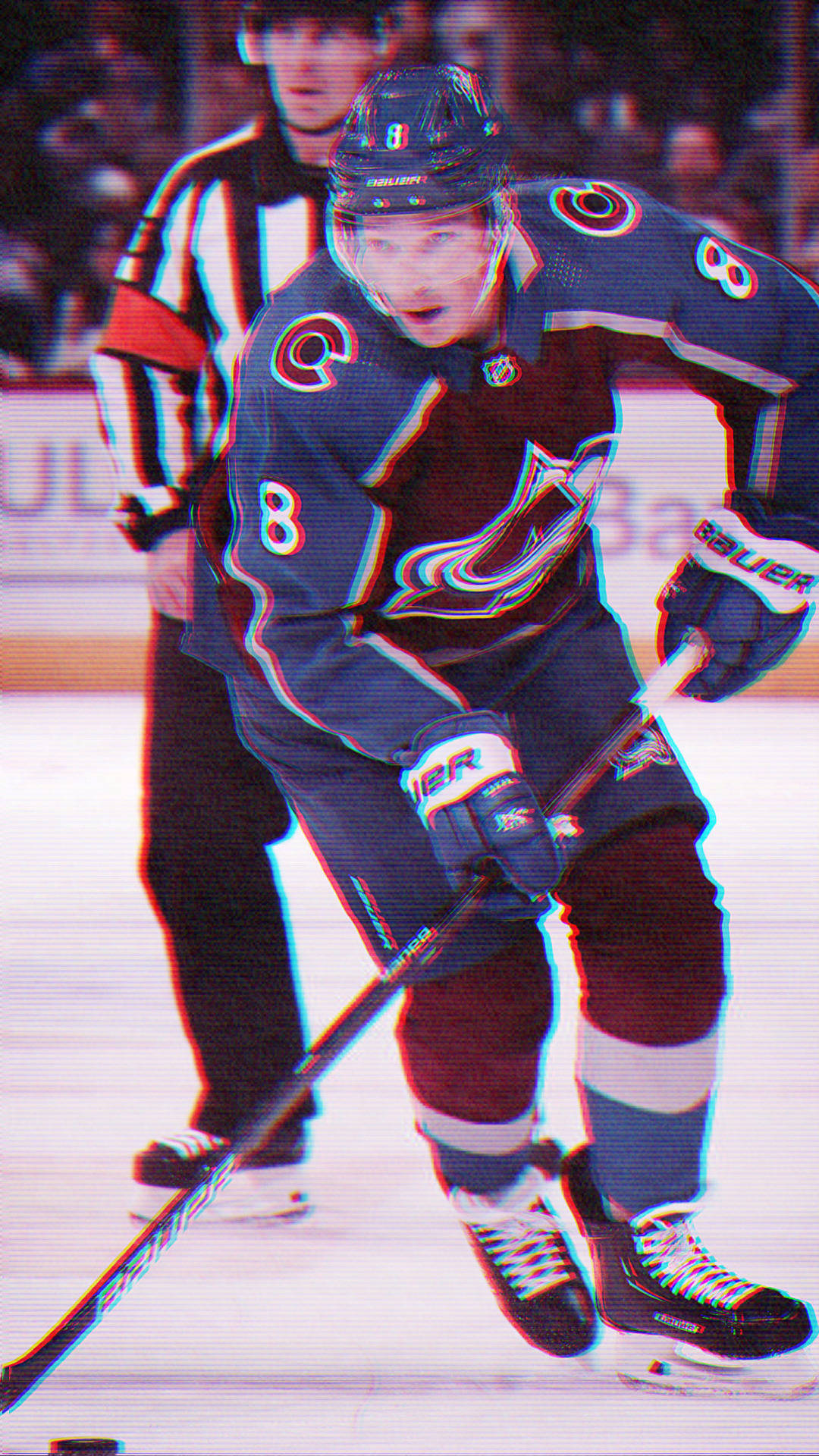 Cale Makar, dark blue jersey, number 8, Full HD Phone Wallpaper