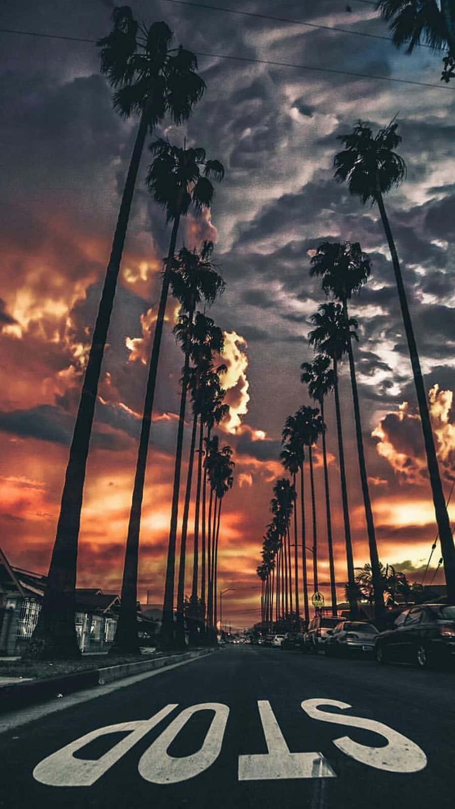 California, iPhone, sunset, HD Phone Wallpaper