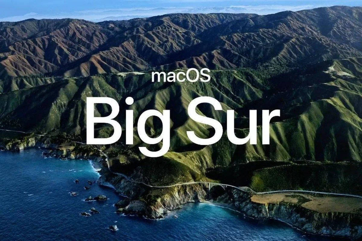 macOS Big Sur, California, rugged green mountains, SD Desktop Wallpaper
