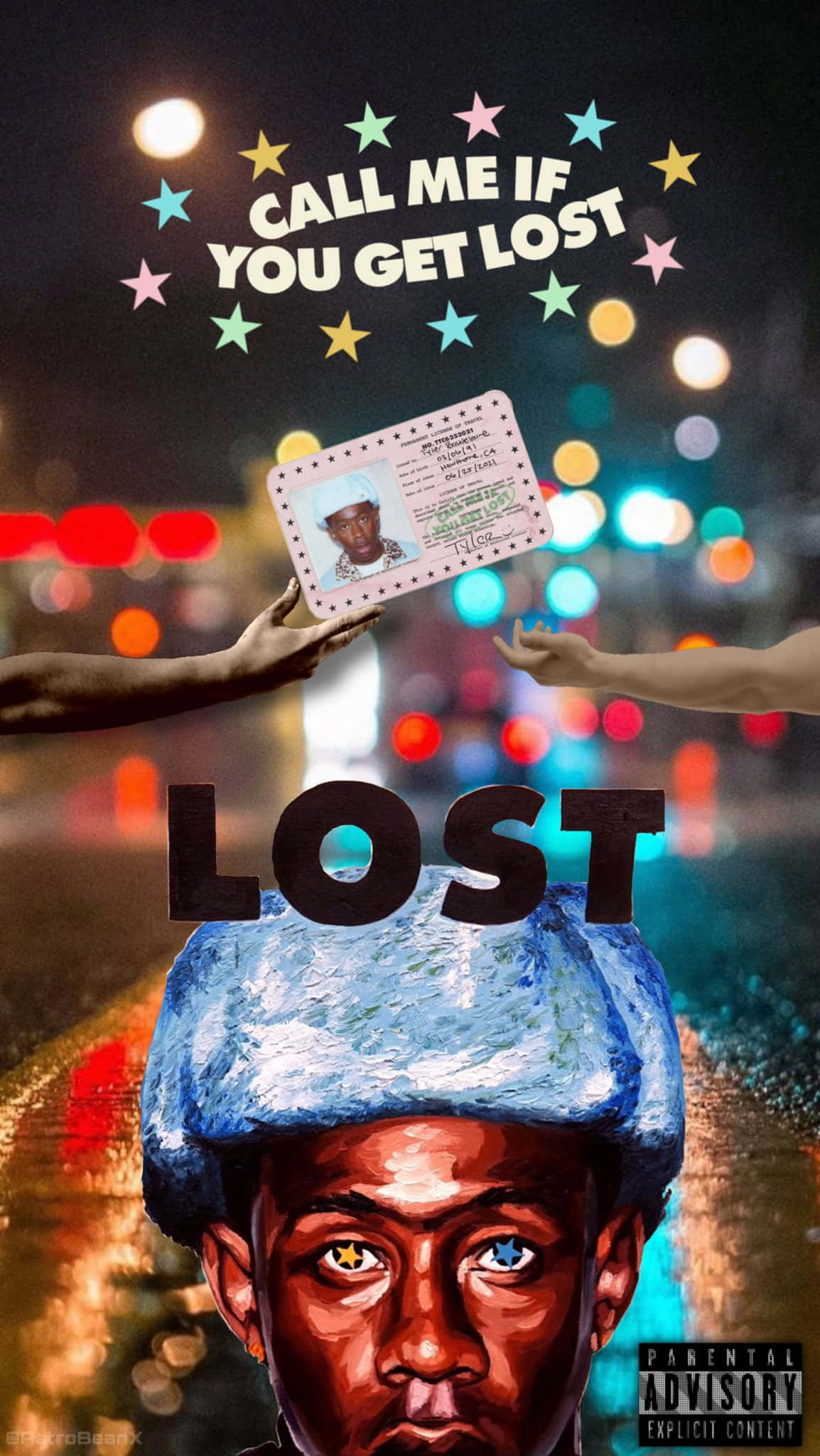 Call Me If You Get Lost, blue hat, mismatched eyes, Full HD Phone Wallpaper