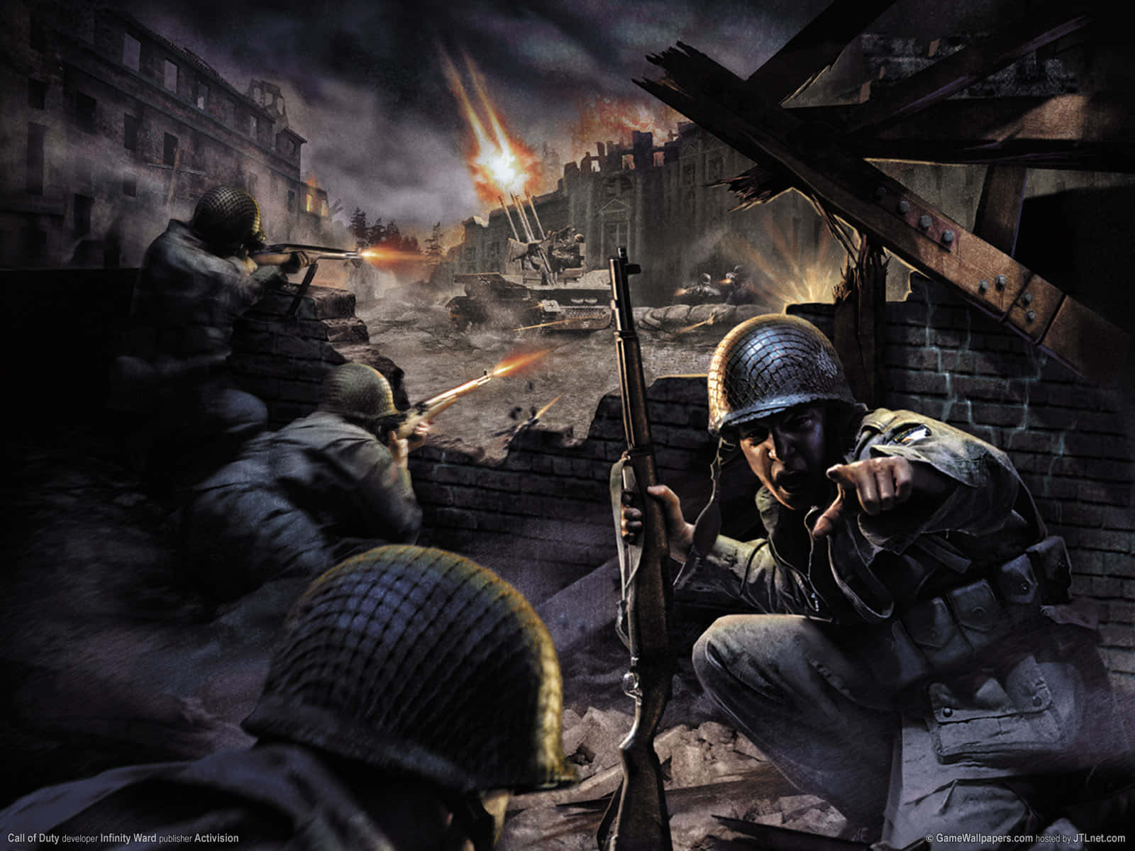 Call Of Duty 2020, soldiers, helmets, HD Desktop Wallpaper