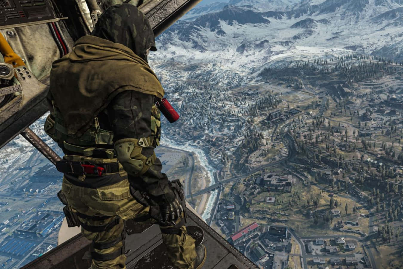 Call Of Duty Battles, camouflage gear, helicopter cockpit, HD Desktop Wallpaper