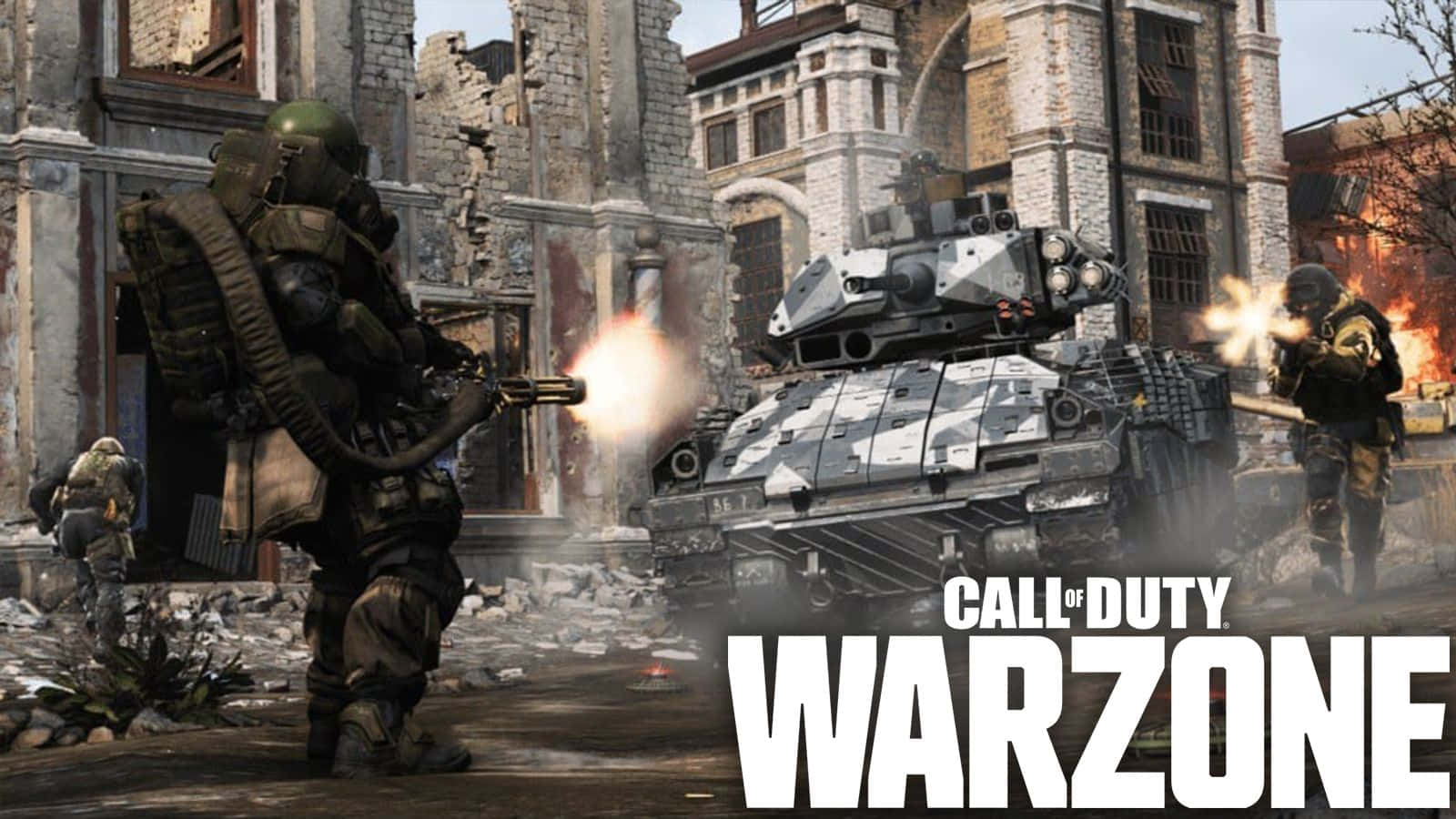 Call of Duty, tank, soldiers, HD Desktop Wallpaper