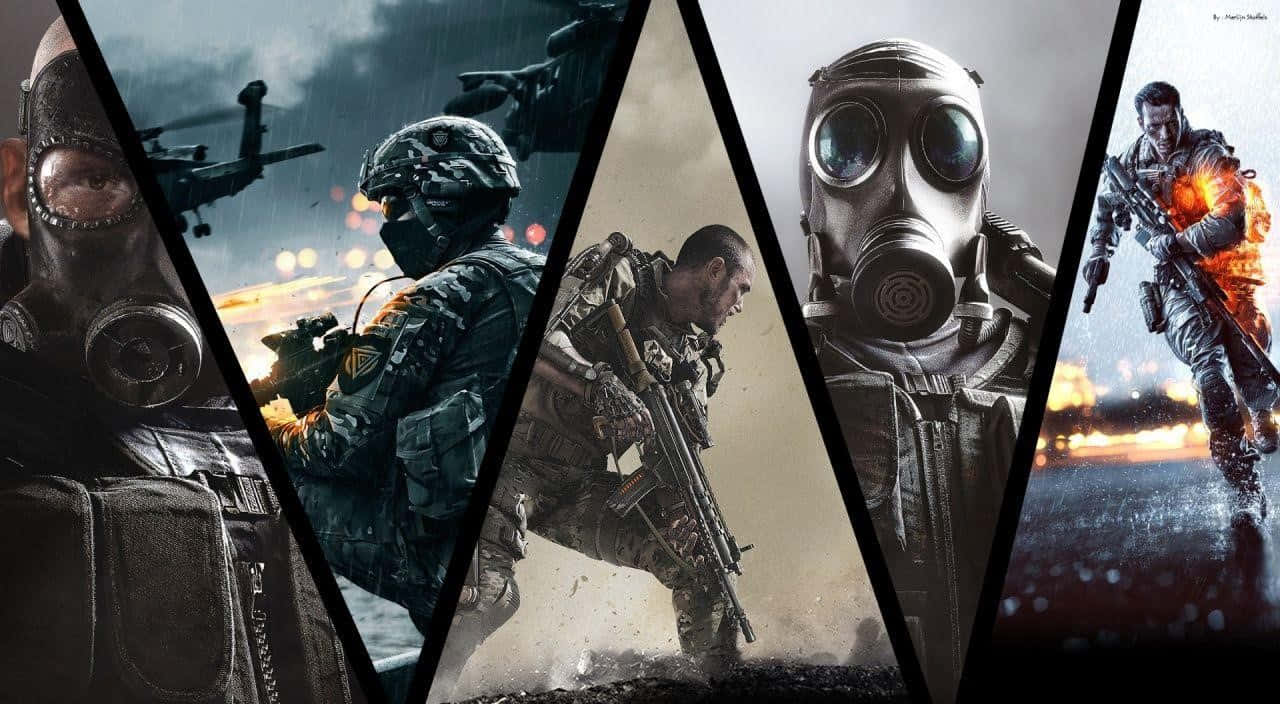 Call of Duty, first person shooter, soldiers, HD Desktop Wallpaper