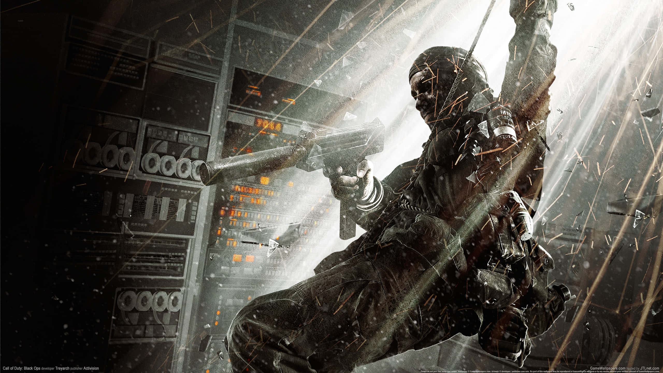 Call Of Duty Black Ops 1, soldier, tactical gear, 2K Desktop Wallpaper