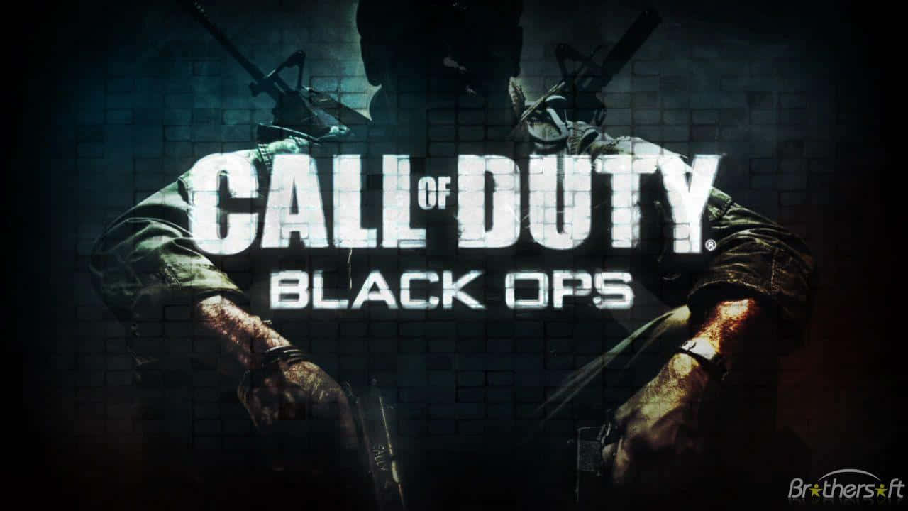 Call of Duty Black Ops 1, tactical gear, brick wall, HD Desktop Wallpaper