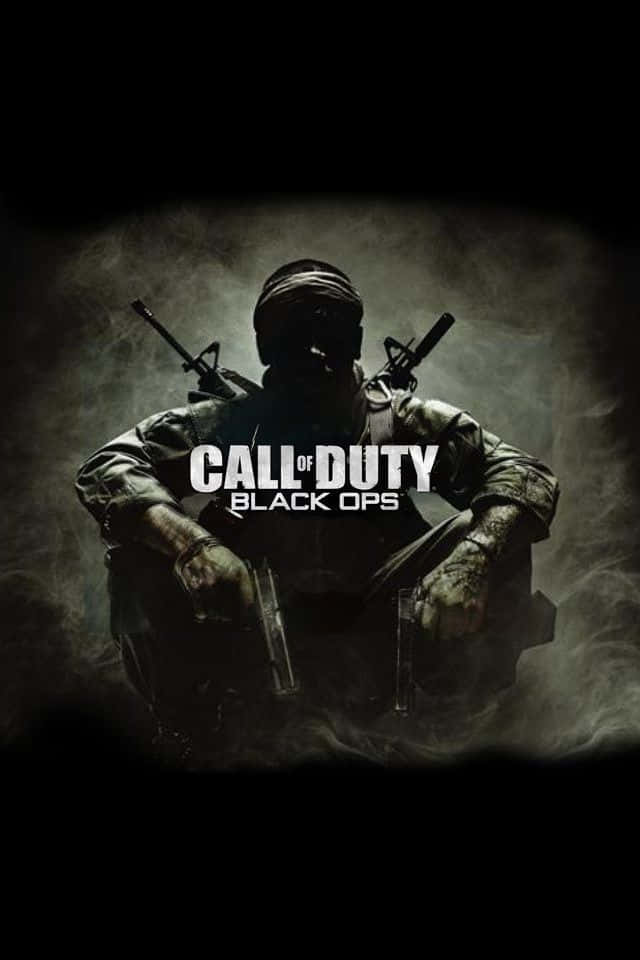 Call of Duty: Black Ops 1, tactical gear, smoky dark background, SD Phone Wallpaper