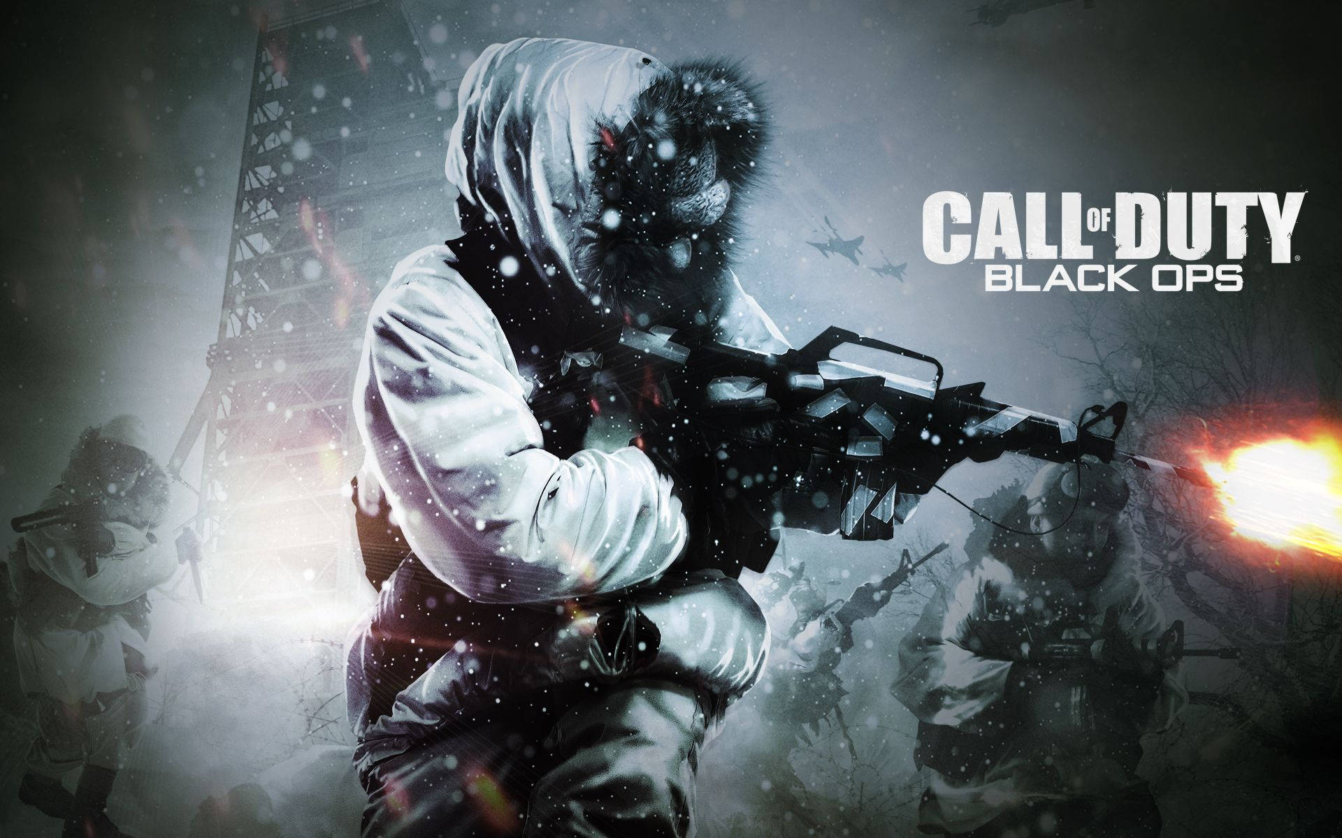 Call Of Duty Black Ops, soldiers, winter gear, Full HD Desktop Wallpaper