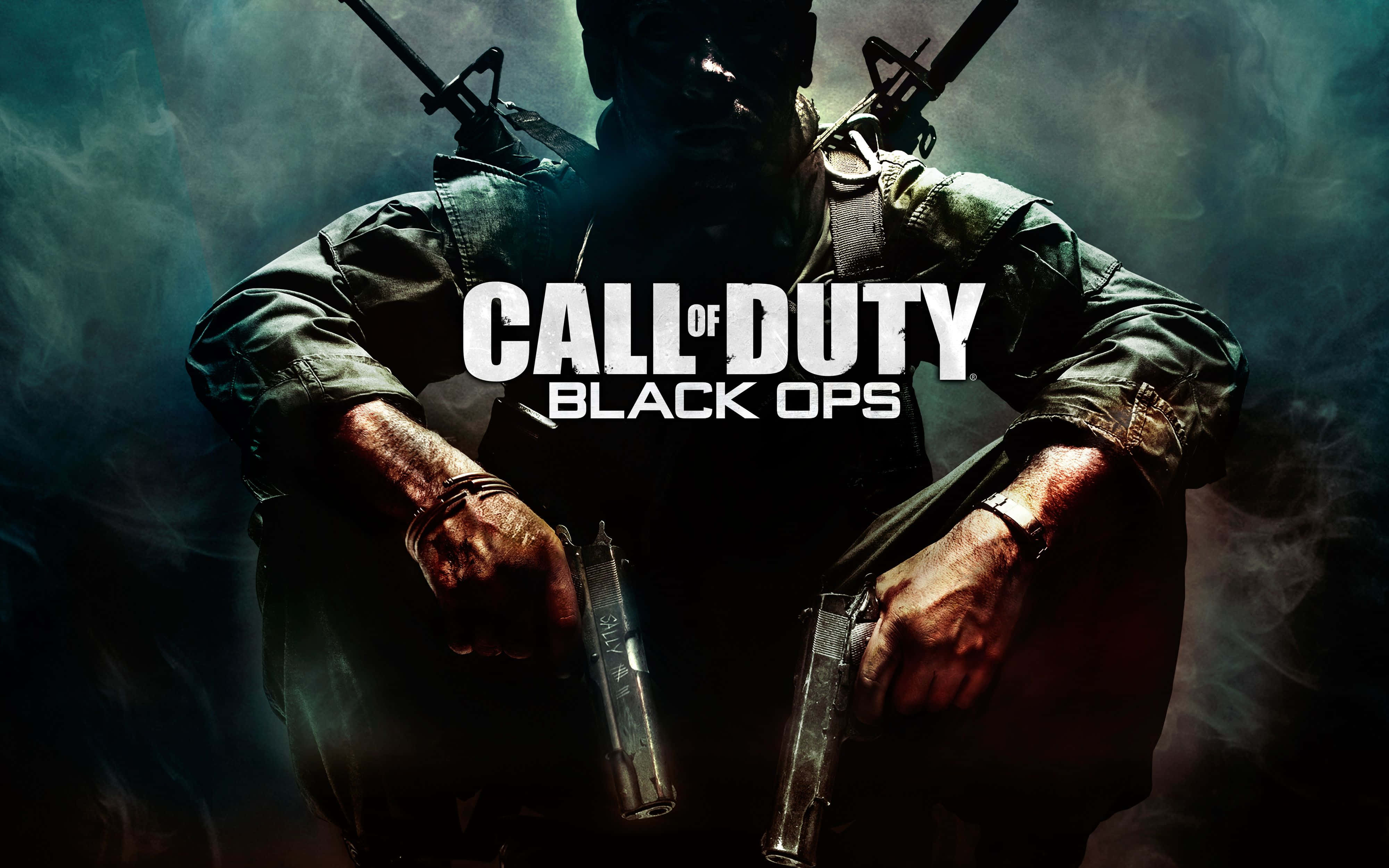 Call of Duty Black Ops 2, tactical gear, pistols, 4K Desktop Wallpaper