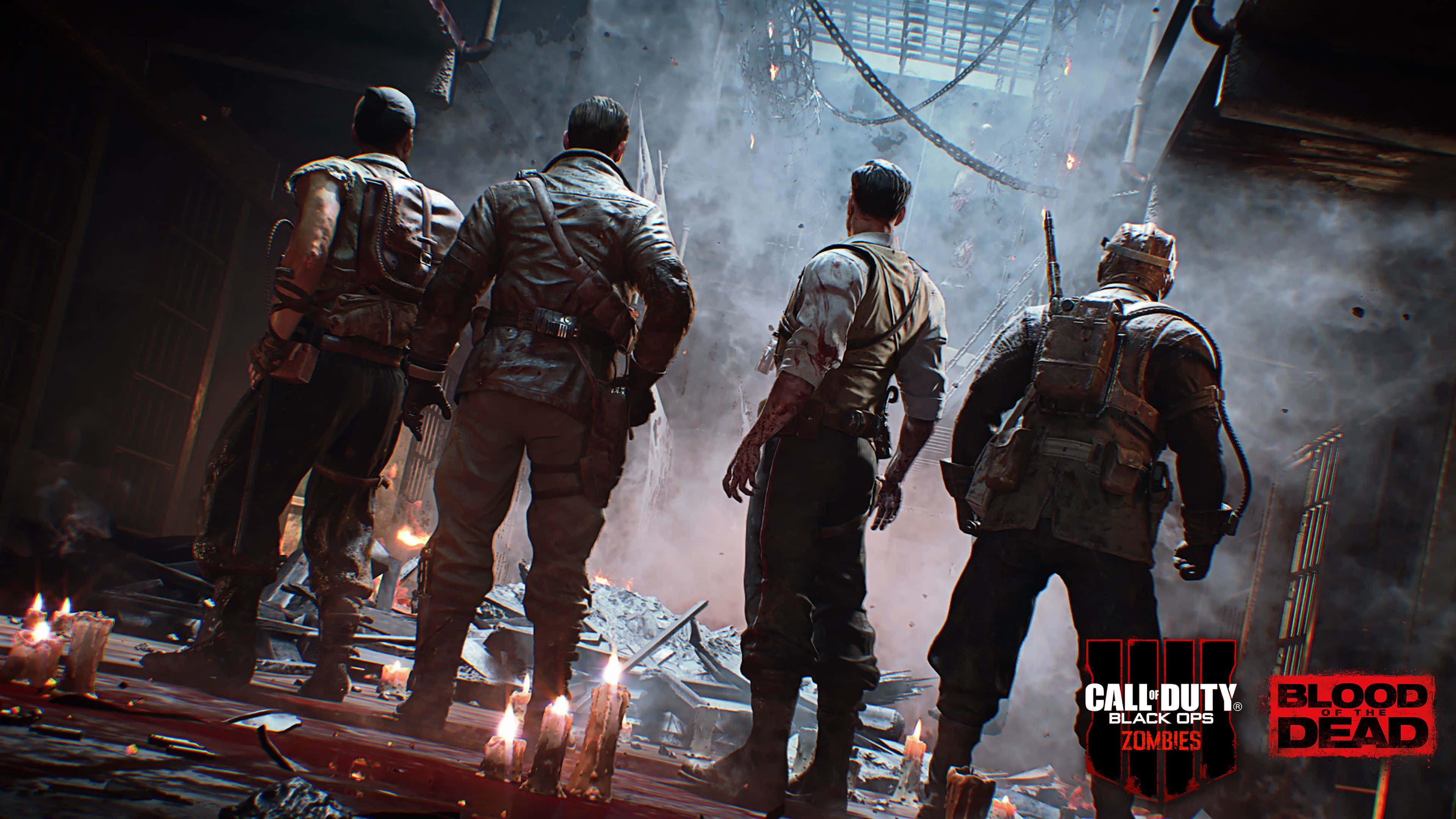 Call Of Duty Black Ops 2, tactical gear, flickering candles, 4K Desktop Wallpaper
