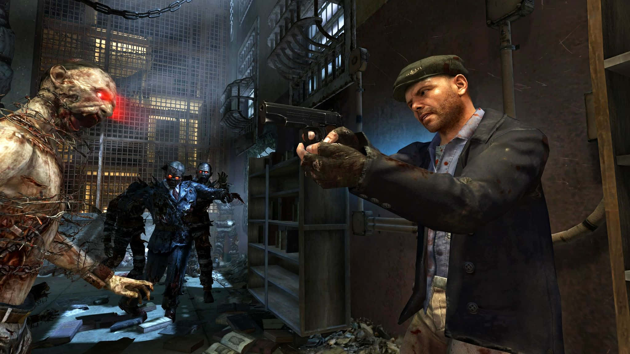 Call Of Duty Black Ops 2, pistol, zombie-like creatures, Full HD Desktop Wallpaper