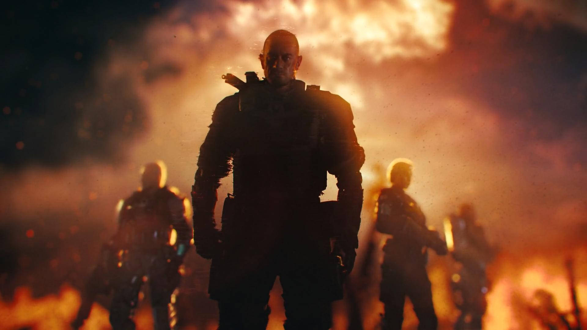 Call Of Duty Black Ops 3, soldiers, fiery explosion, Full HD Desktop Wallpaper