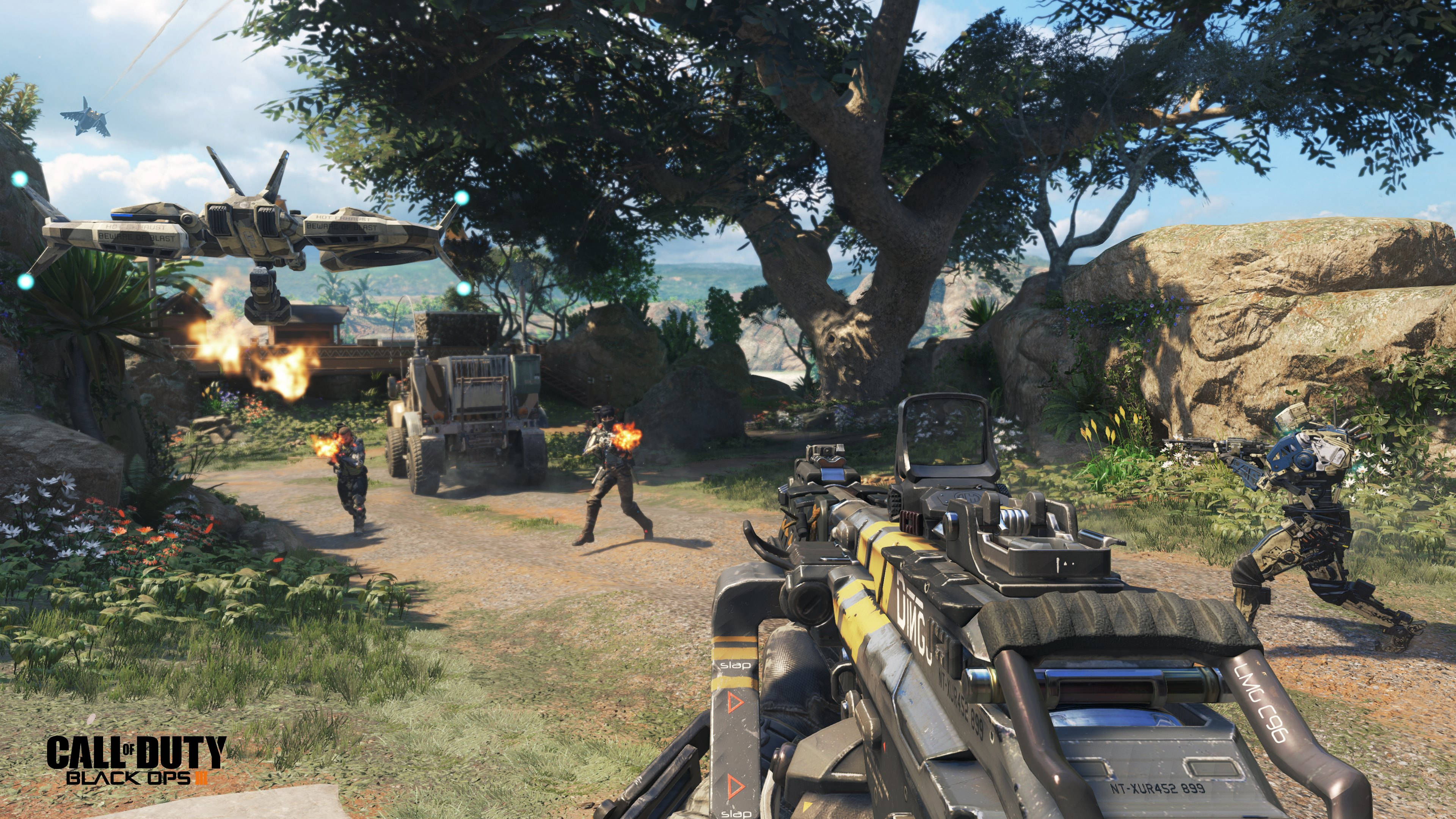 Call Of Duty Black Ops 3, first-person shooter, soldiers, 4K Desktop Wallpaper