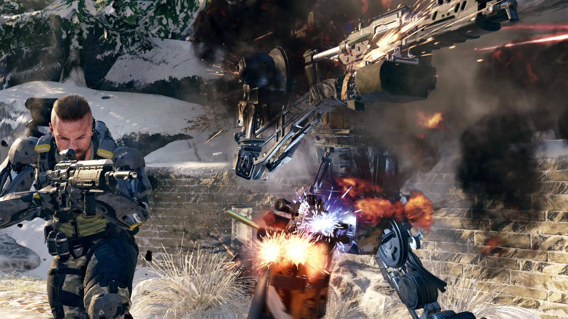 Call Of Duty Black Ops 3, soldier, winter gear, Full HD Desktop Wallpaper