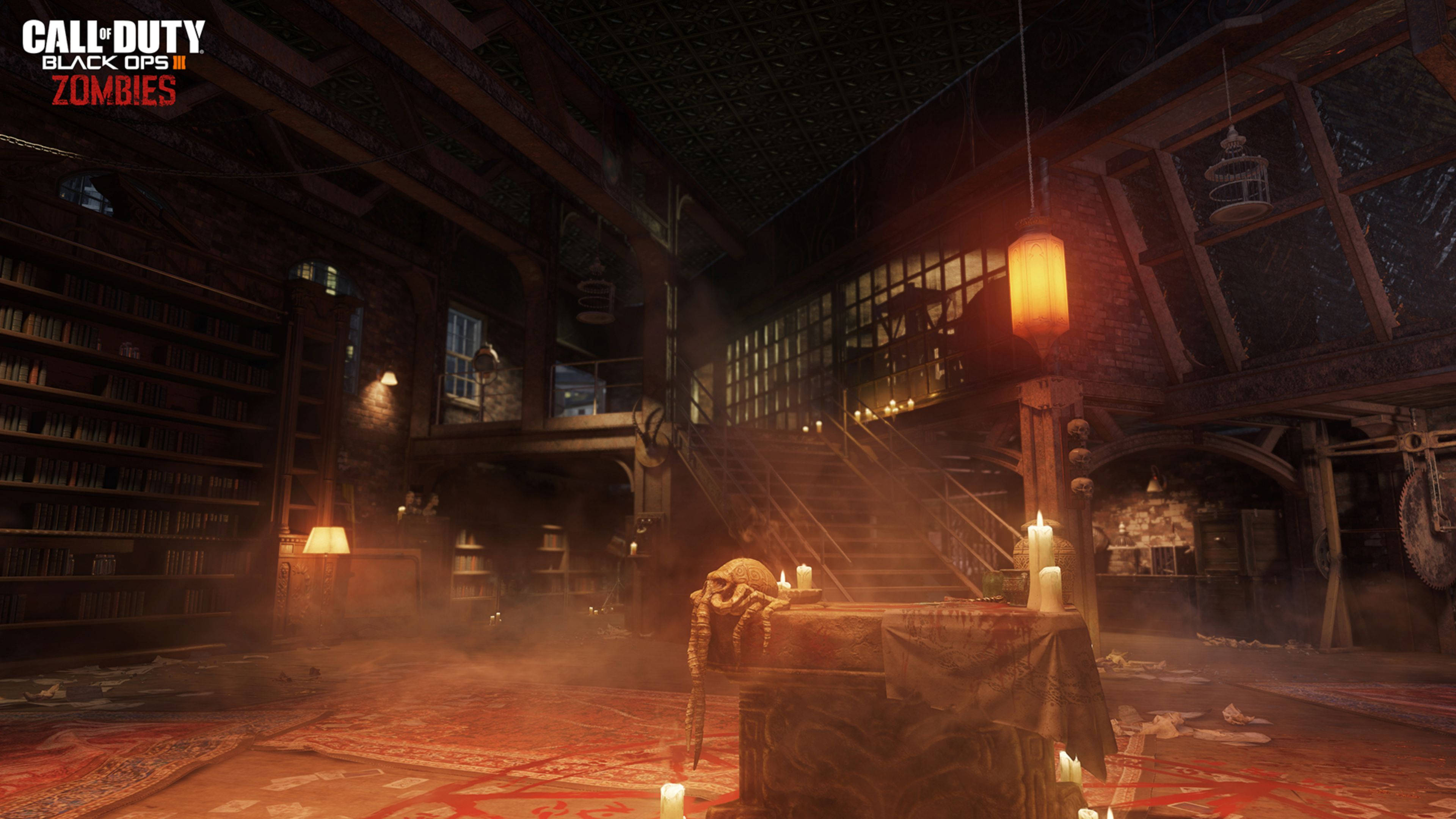 Call Of Duty Black Ops 3, Prologue, dusty library, 4K Desktop Wallpaper