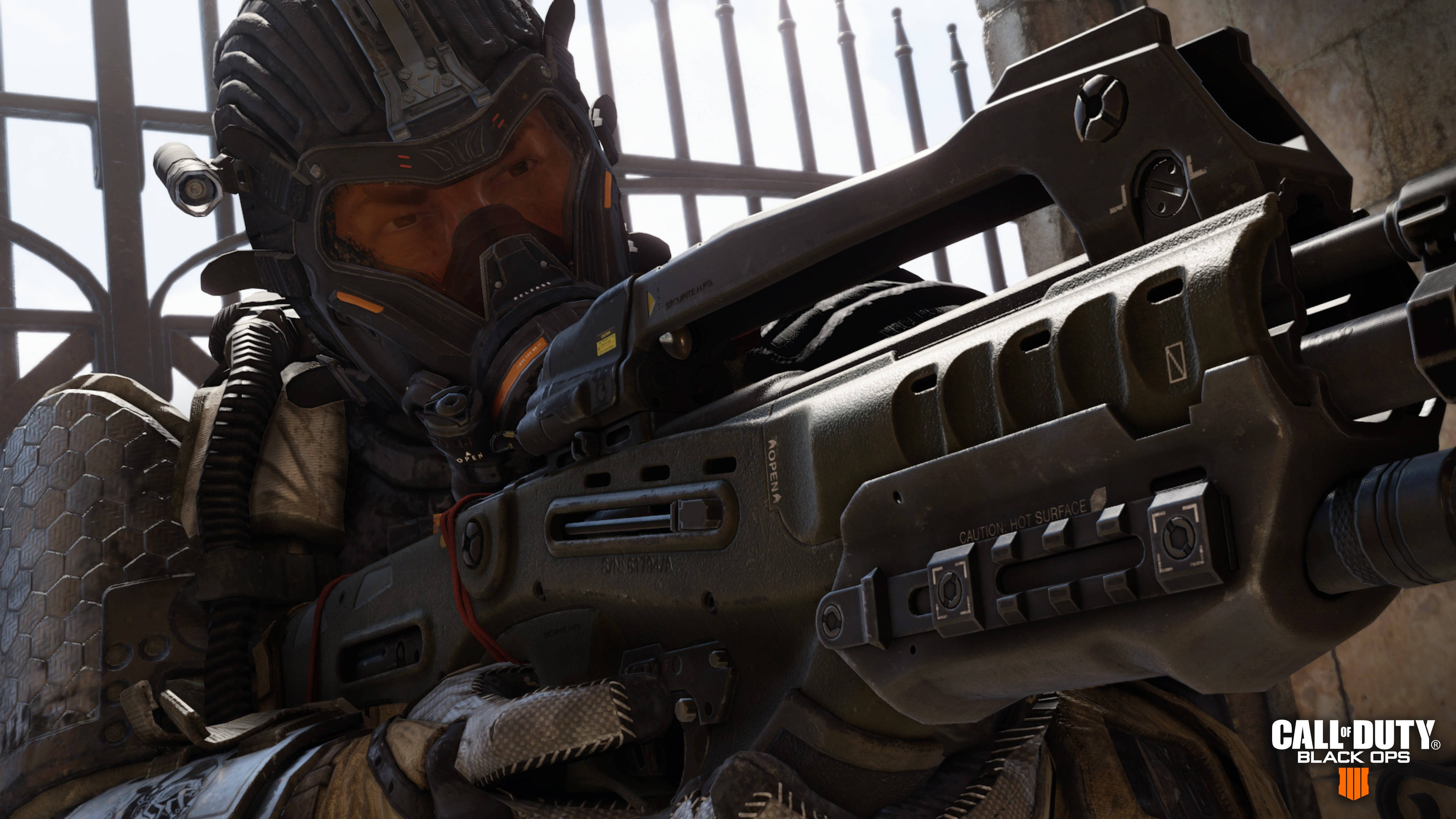 Call Of Duty Black Ops 4, tactical gear, heavy weapon, 4K Desktop Wallpaper