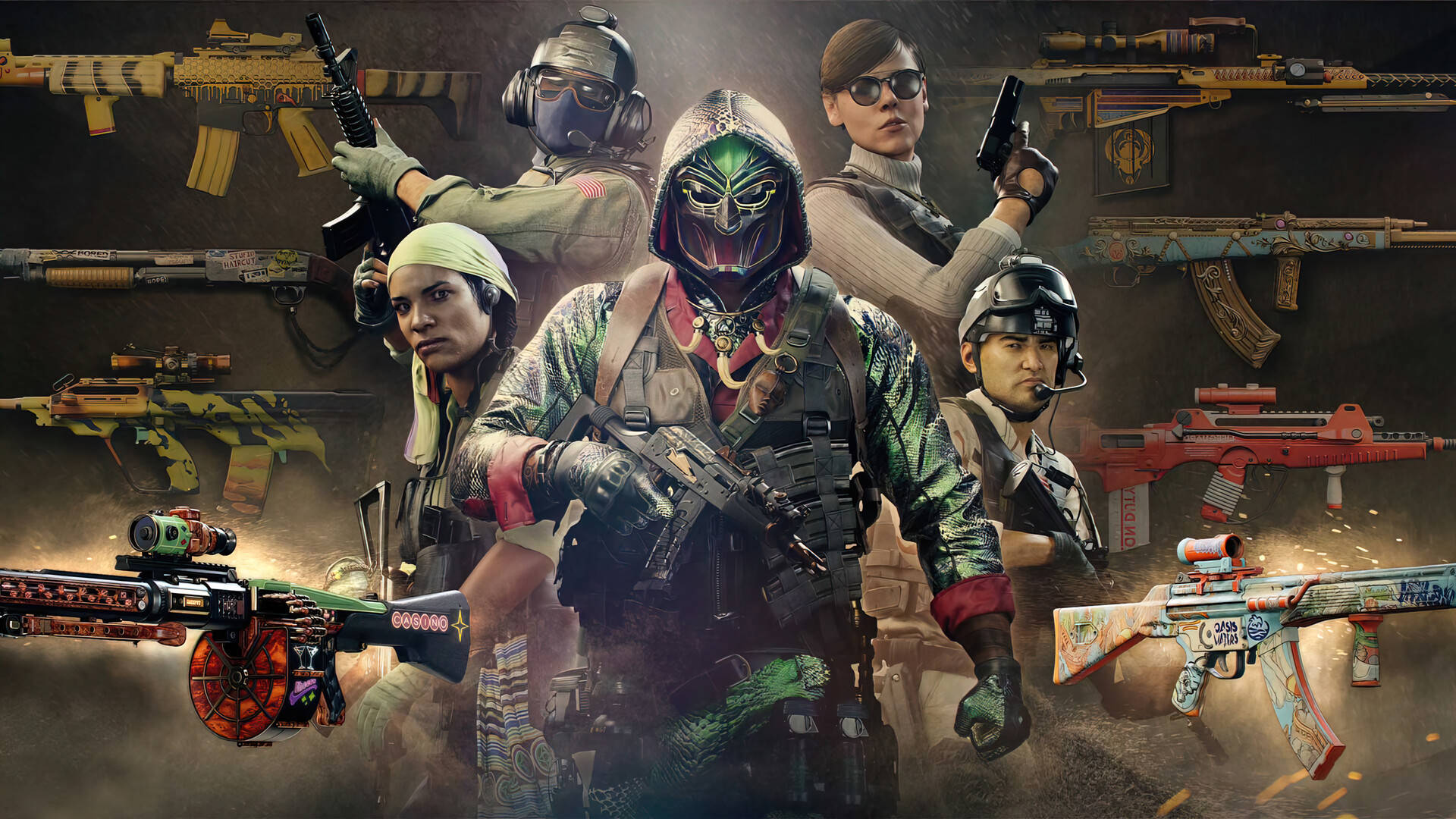 Call Of Duty Black Ops Cold War, S4 Battle Pass Skins, tactical operators, Full HD Desktop Wallpaper