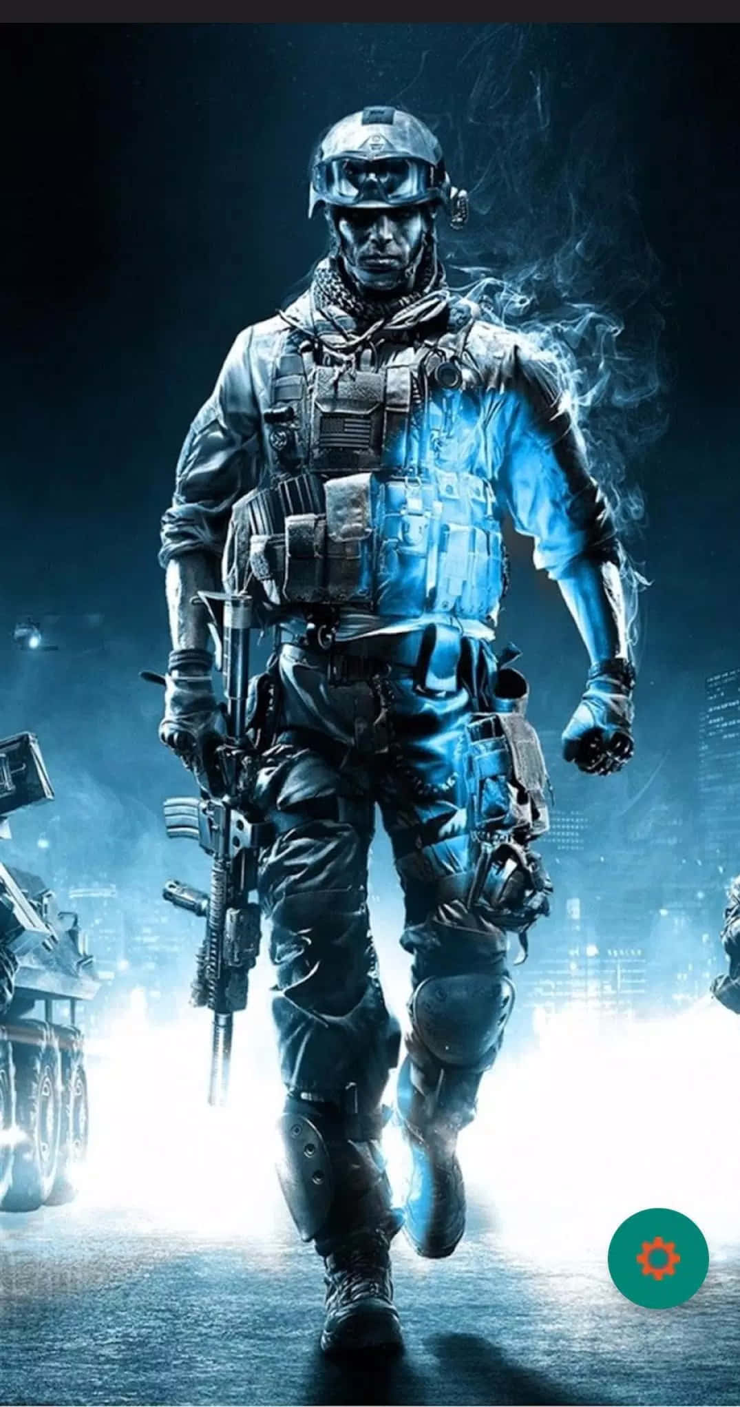 Call of Duty Black Ops 2, tactical gear, smoky urban battlefield, Full HD Phone Wallpaper
