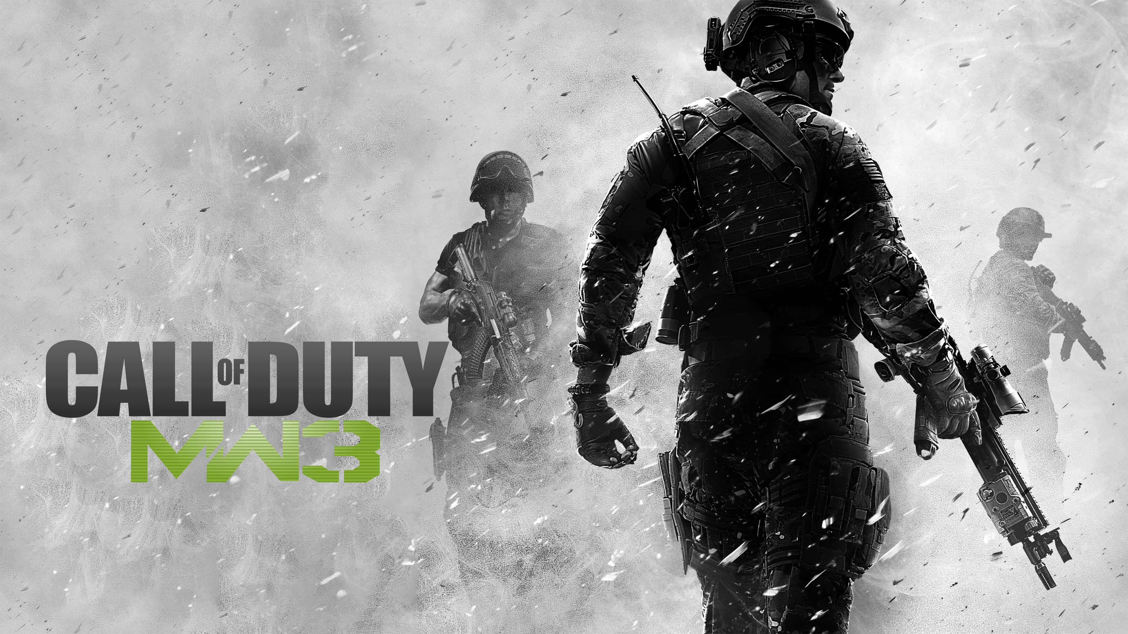 Call Of Duty, first person shooter, snowy battlefield, 4K Desktop Wallpaper