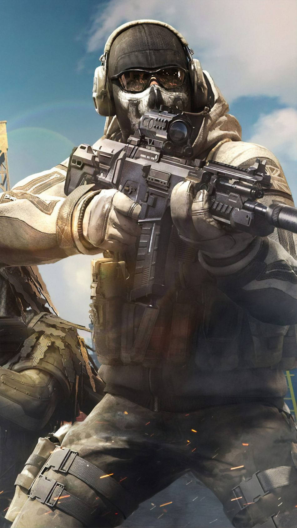 Call Of Duty Ghost, tactical gear, rifle, HD Phone Wallpaper