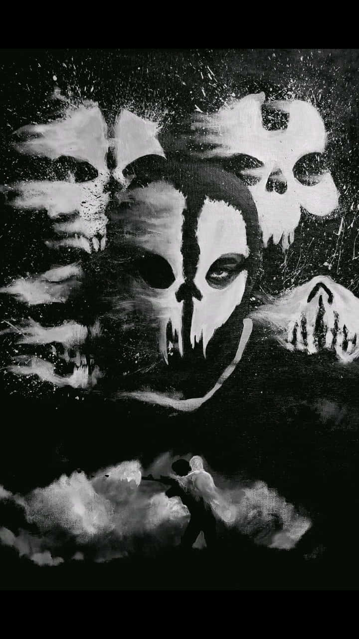 Call of Duty: Ghosts, skull-faced entity, floating skulls, HD Phone Wallpaper