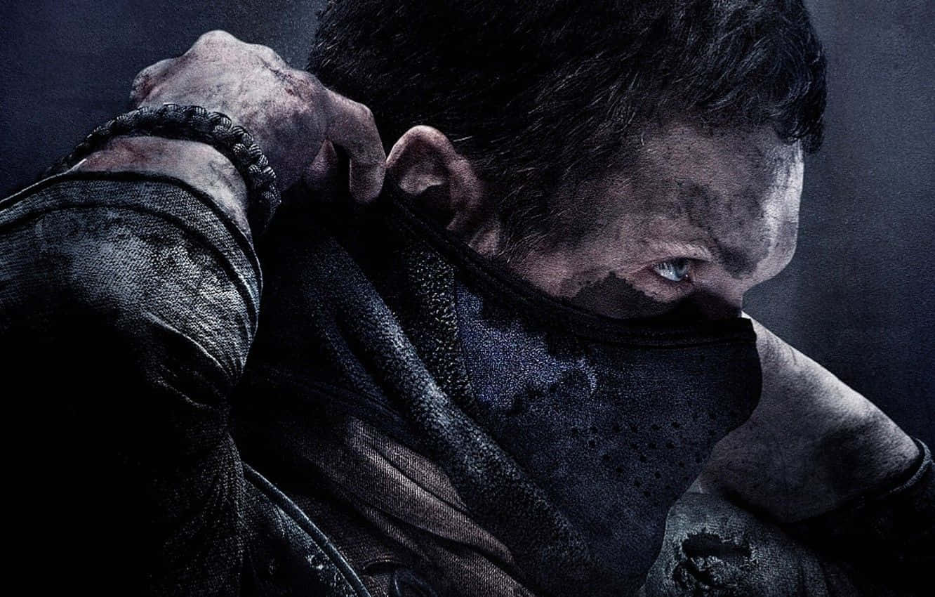 Call of Duty: Ghosts, battle-worn man, bloodied face, HD Desktop Wallpaper