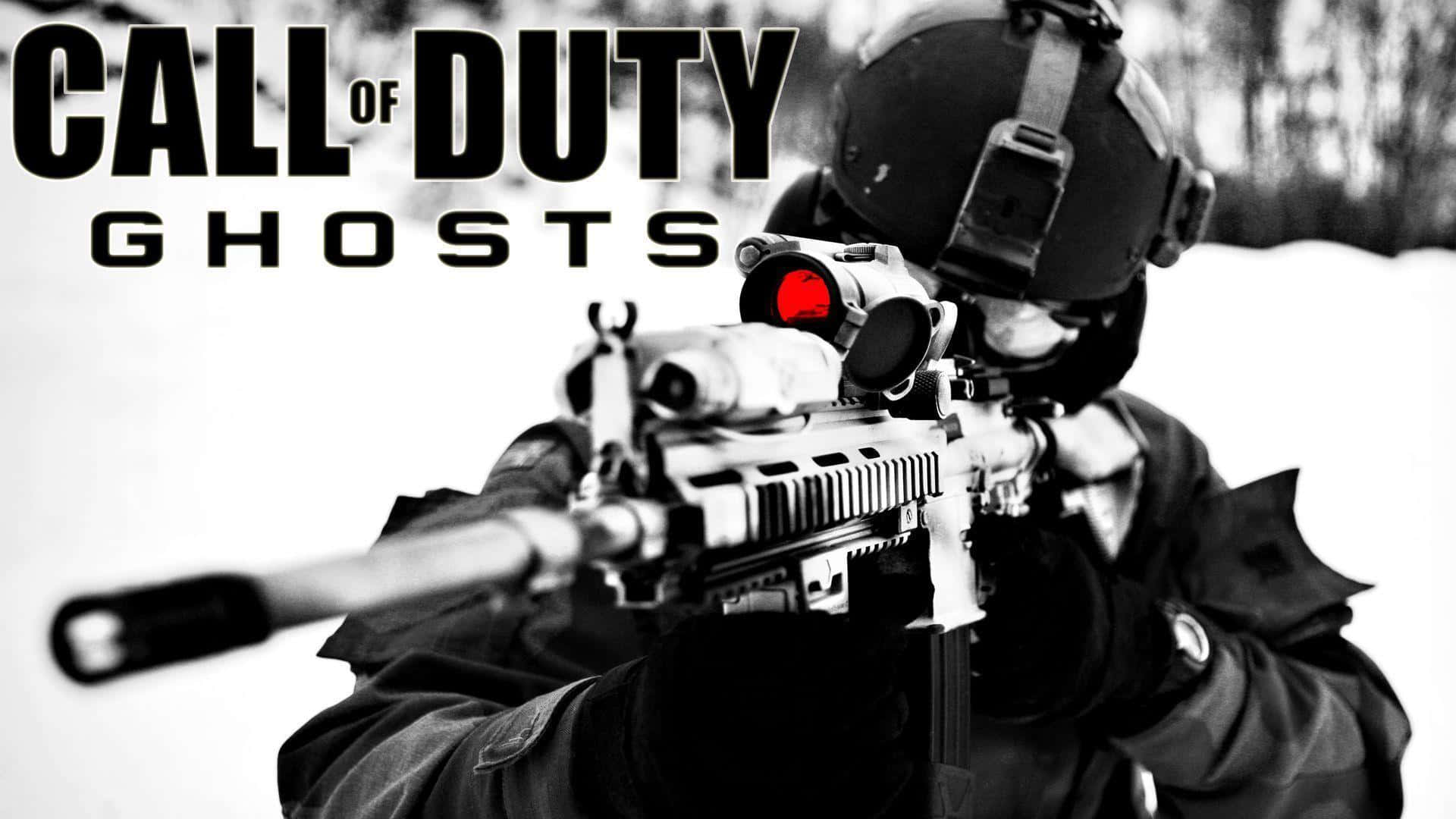 Call of Duty Ghosts, soldier, winter gear, Full HD Desktop Wallpaper