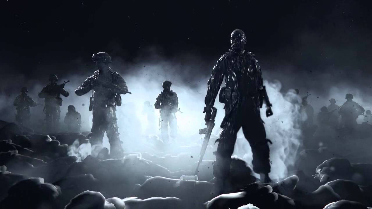 Call Of Duty Ghosts, battlefield, starry night sky, HD Desktop Wallpaper