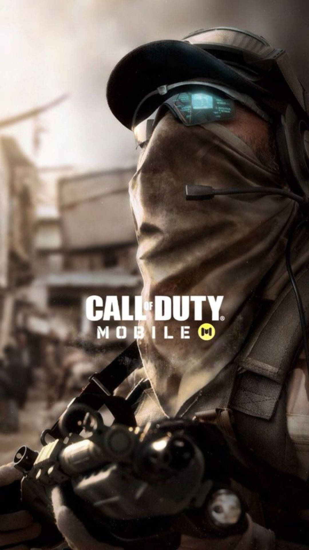 Call Of Duty Mobile, logo, grey, Full HD Phone Wallpaper