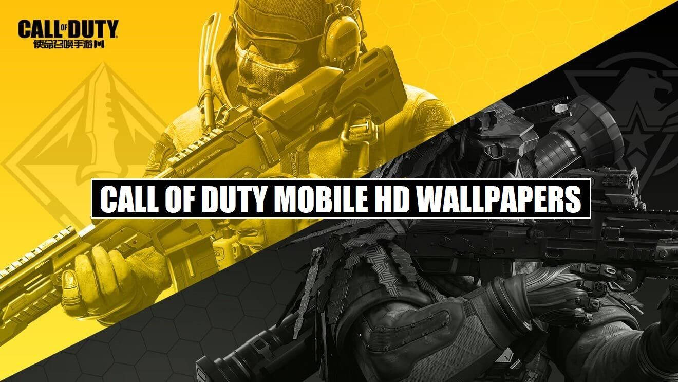 Call Of Duty Mobile, yellow and black, tactical gear, HD Desktop Wallpaper