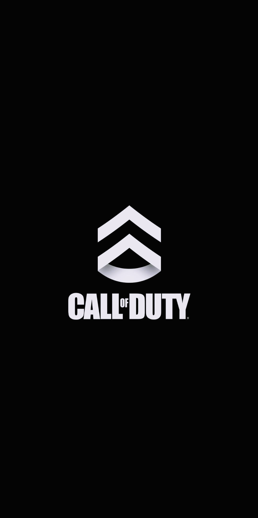 Call Of Duty, white, black background, Full HD Phone Wallpaper