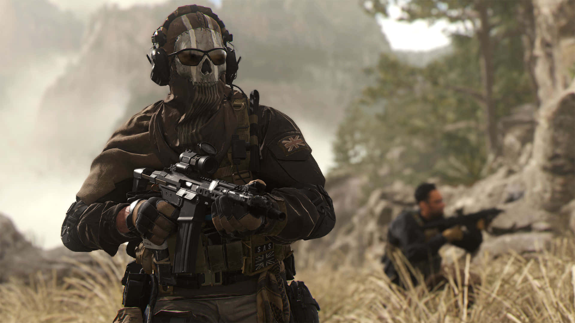 Modern Warfare 2, soldier, skull mask, Full HD Desktop Wallpaper