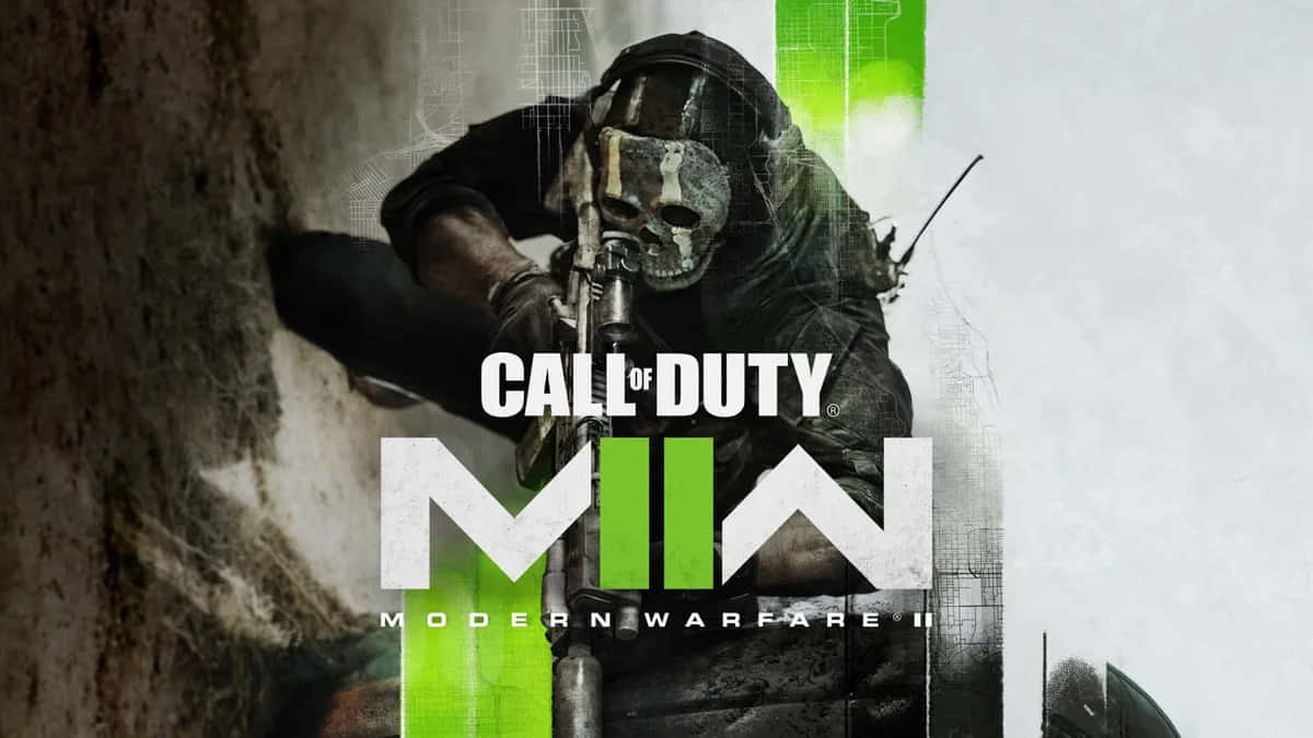 Call of Duty Modern Warfare 2, skull mask, rifle, SD Desktop Wallpaper