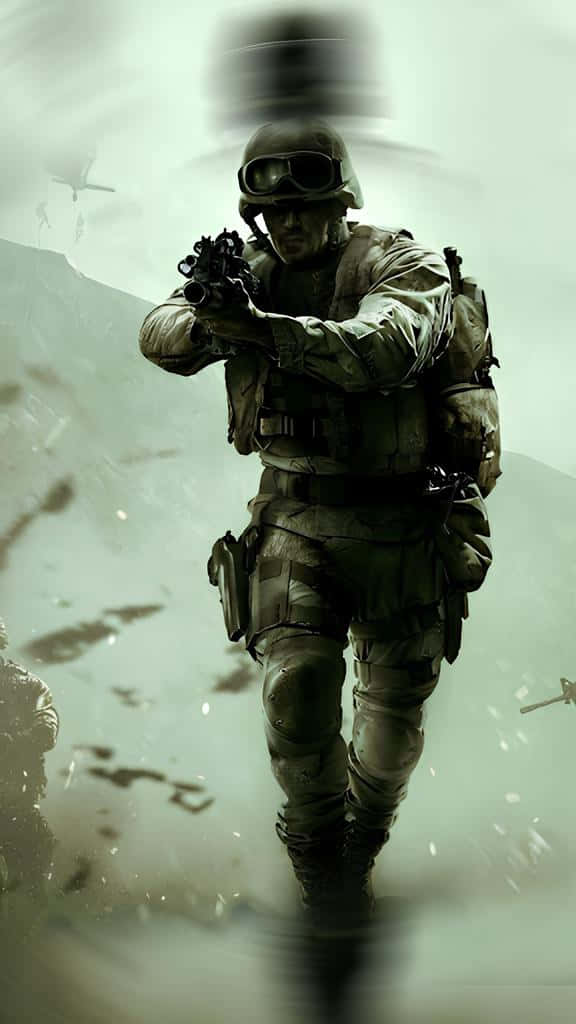 Modern Warfare 2, soldier, combat gear, SD Phone Wallpaper