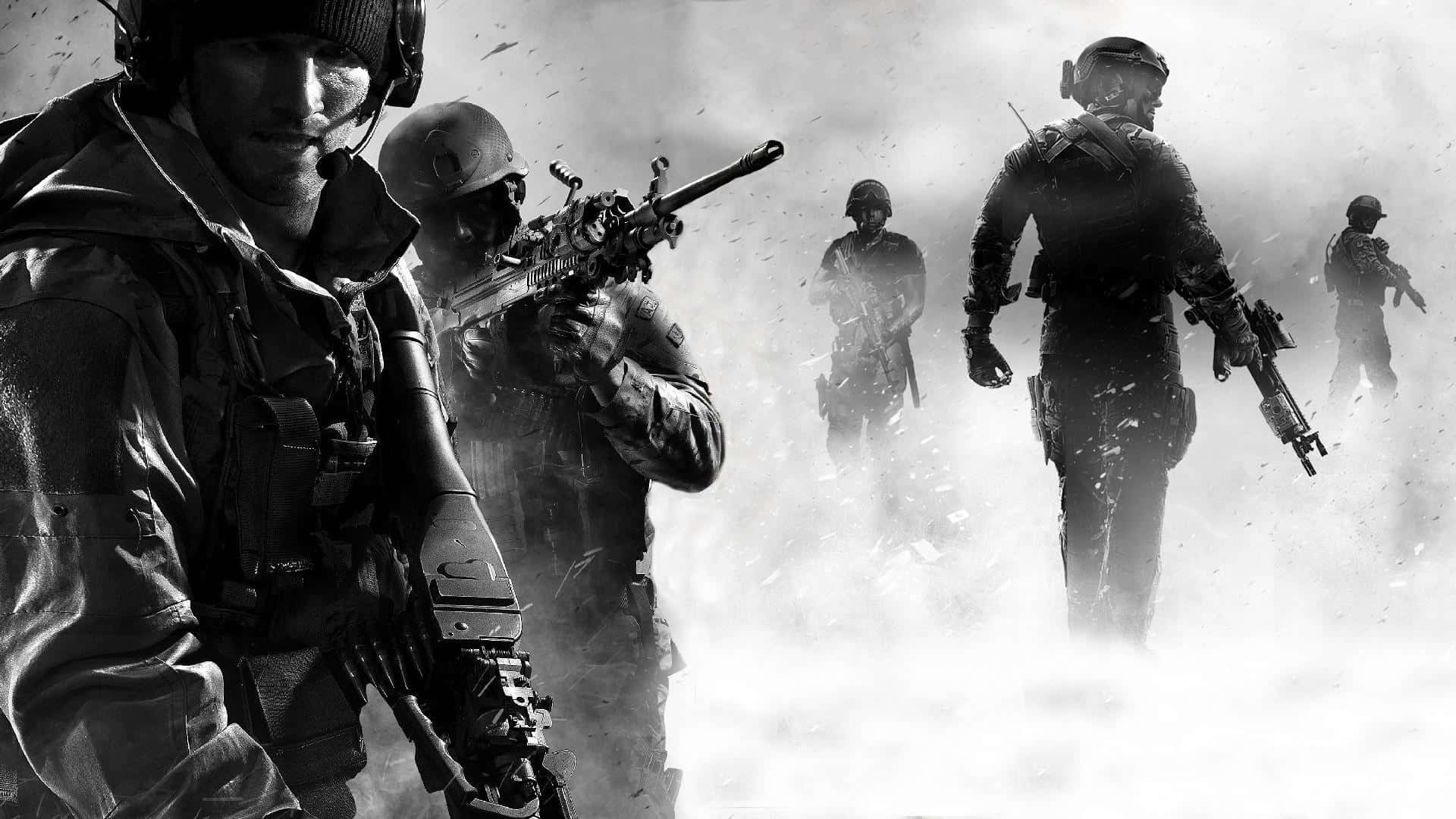 Call Of Duty Modern Warfare 3, tactical gear, smoky battlefield, Full HD Desktop Wallpaper