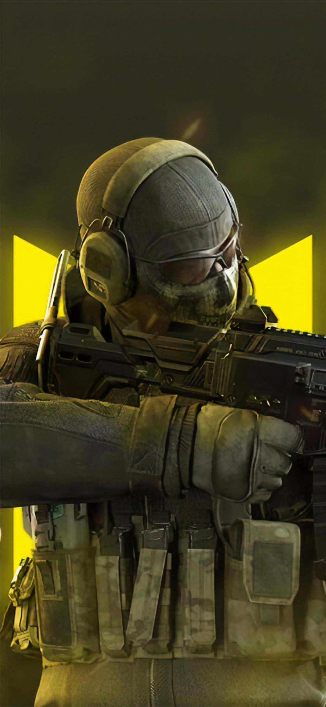 Call of Duty, tactical gear, rifle, Full HD Phone Wallpaper