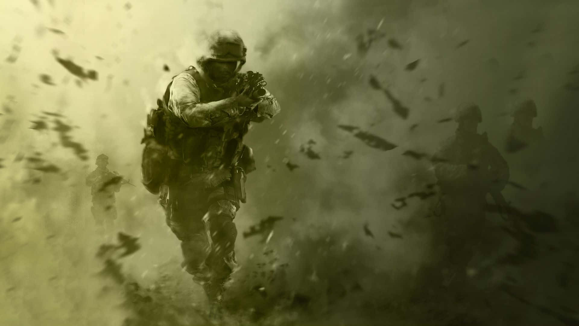 Modern Warfare, soldier, combat gear, Full HD Desktop Wallpaper