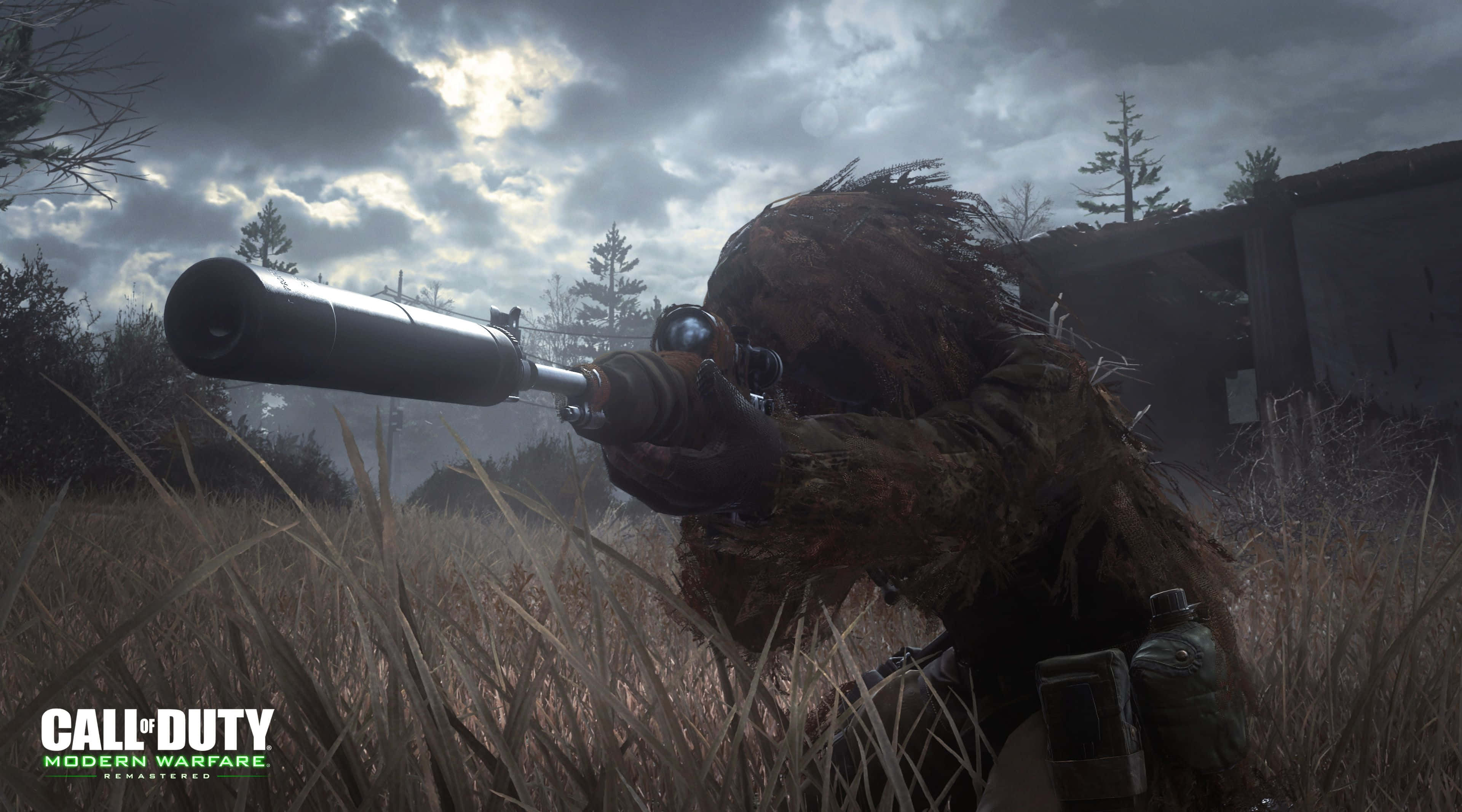 Modern Warfare 4, ghillie suit, sniper rifle, 4K Desktop Wallpaper