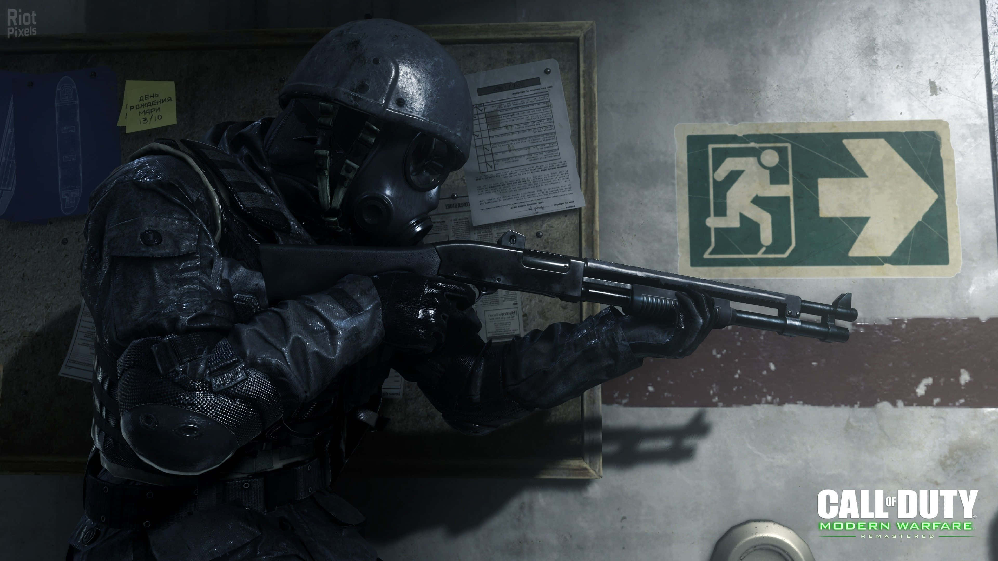 Modern Warfare, soldier, tactical gear, 4K Desktop Wallpaper