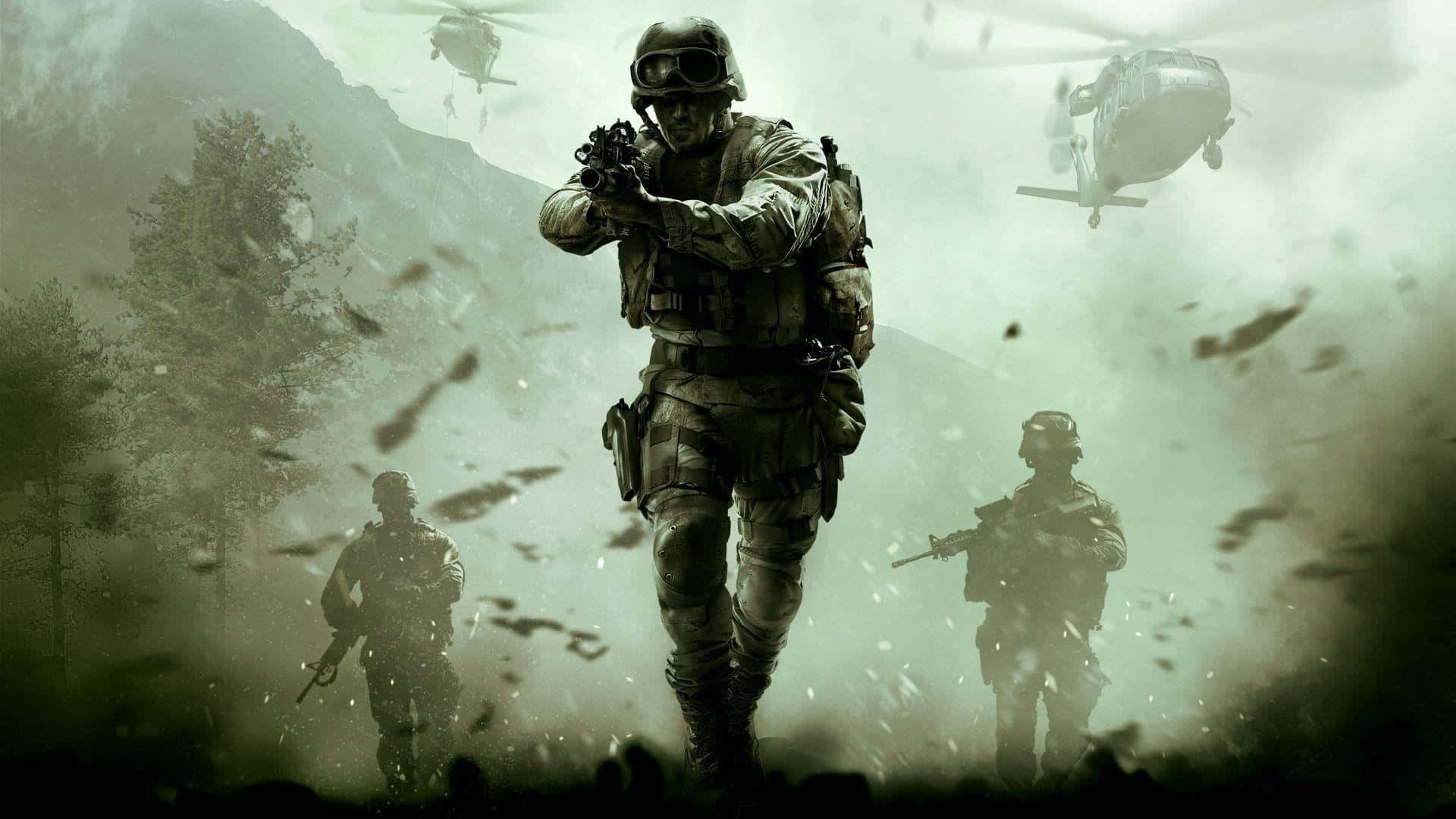 Modern Warfare, soldiers, camouflage gear, Full HD Desktop Wallpaper