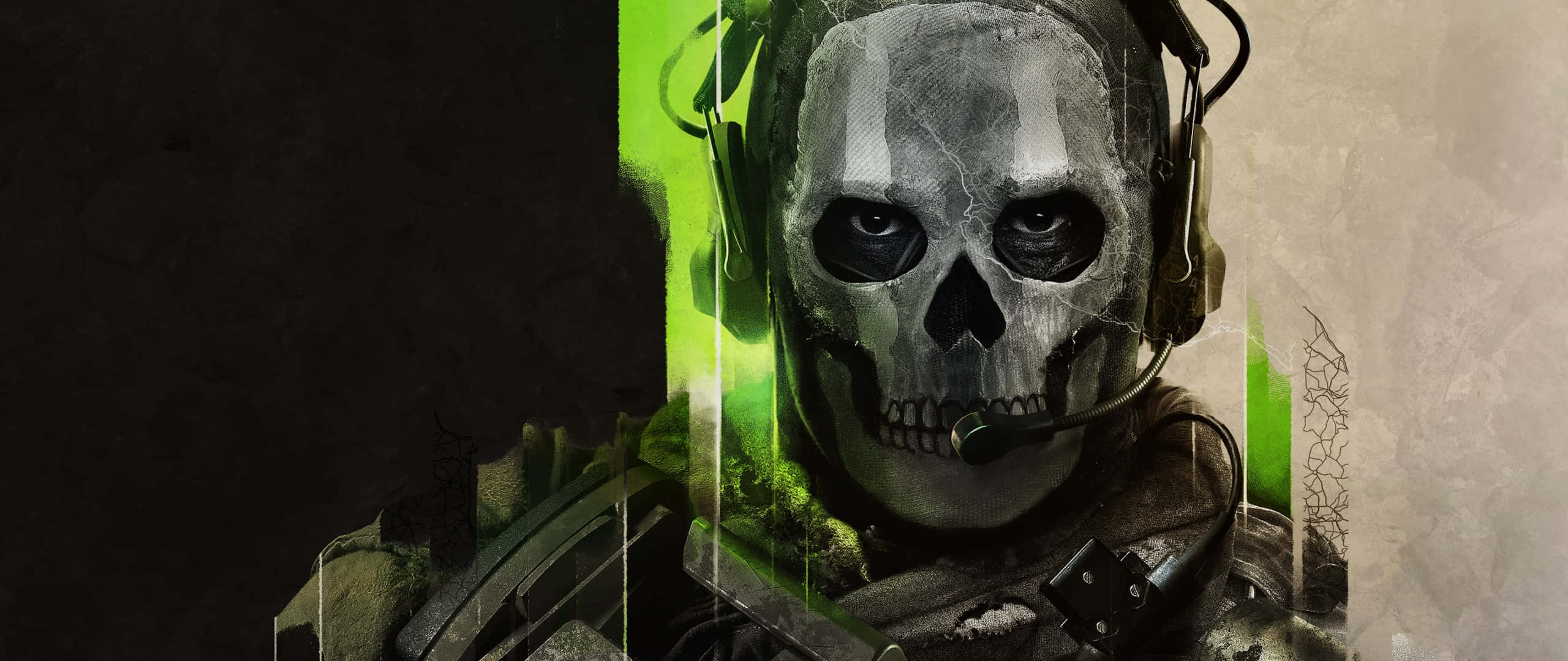 Call Of Duty Modern Warfare, tactical gear, skull mask, 2K Desktop Wallpaper