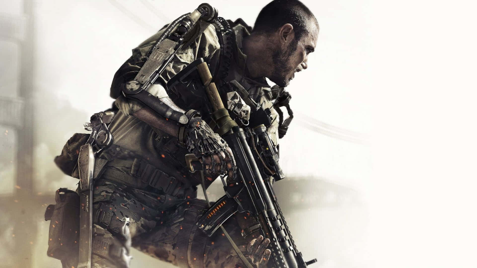 Call of Duty, PS4, tactical gear, Full HD Desktop Wallpaper