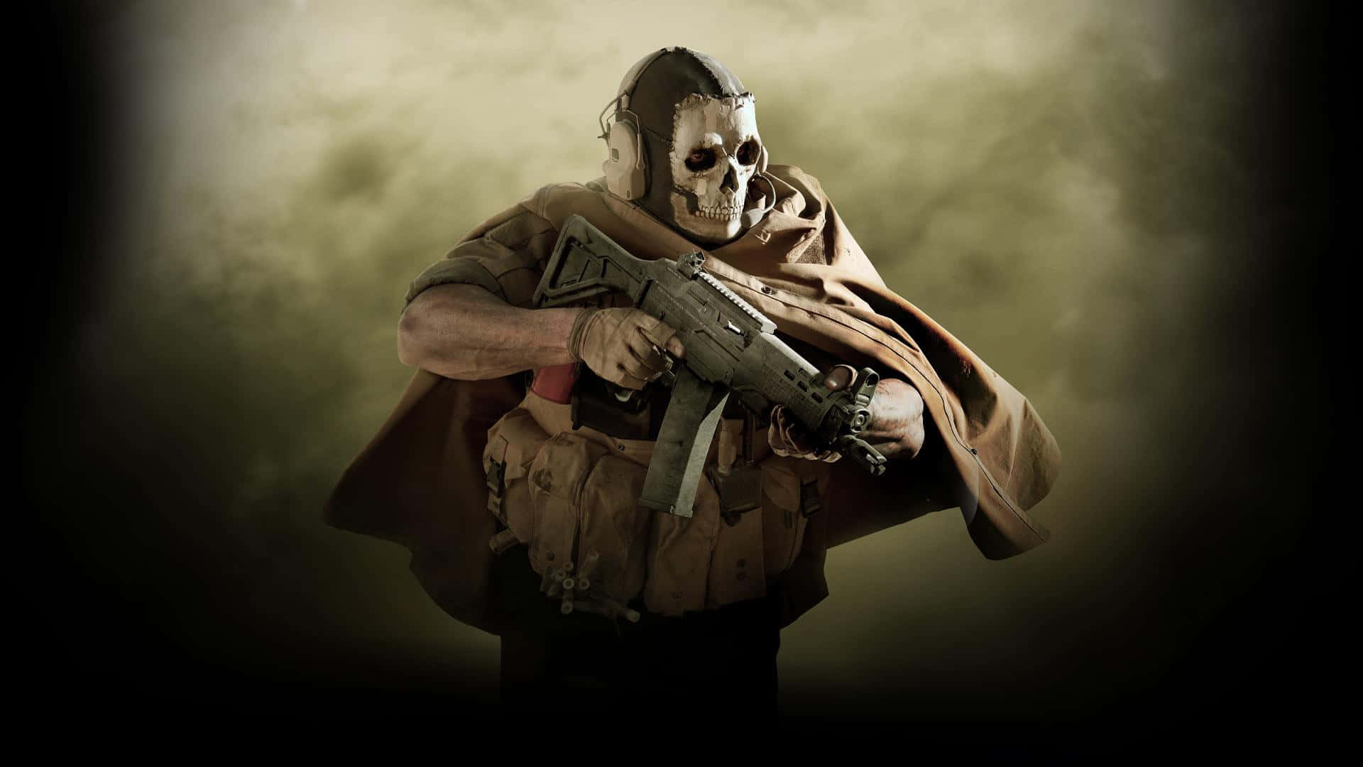 Call Of Duty PS4, soldier, skull mask, Full HD Desktop Wallpaper