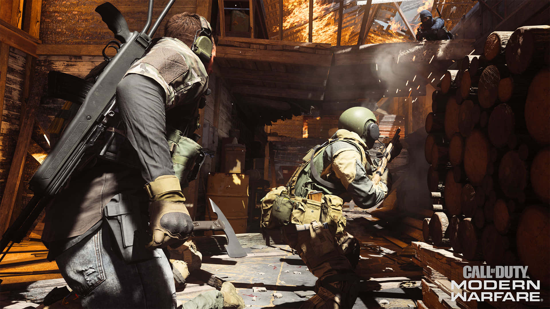 Call Of Duty, PS4, tactical gear, Full HD Desktop Wallpaper