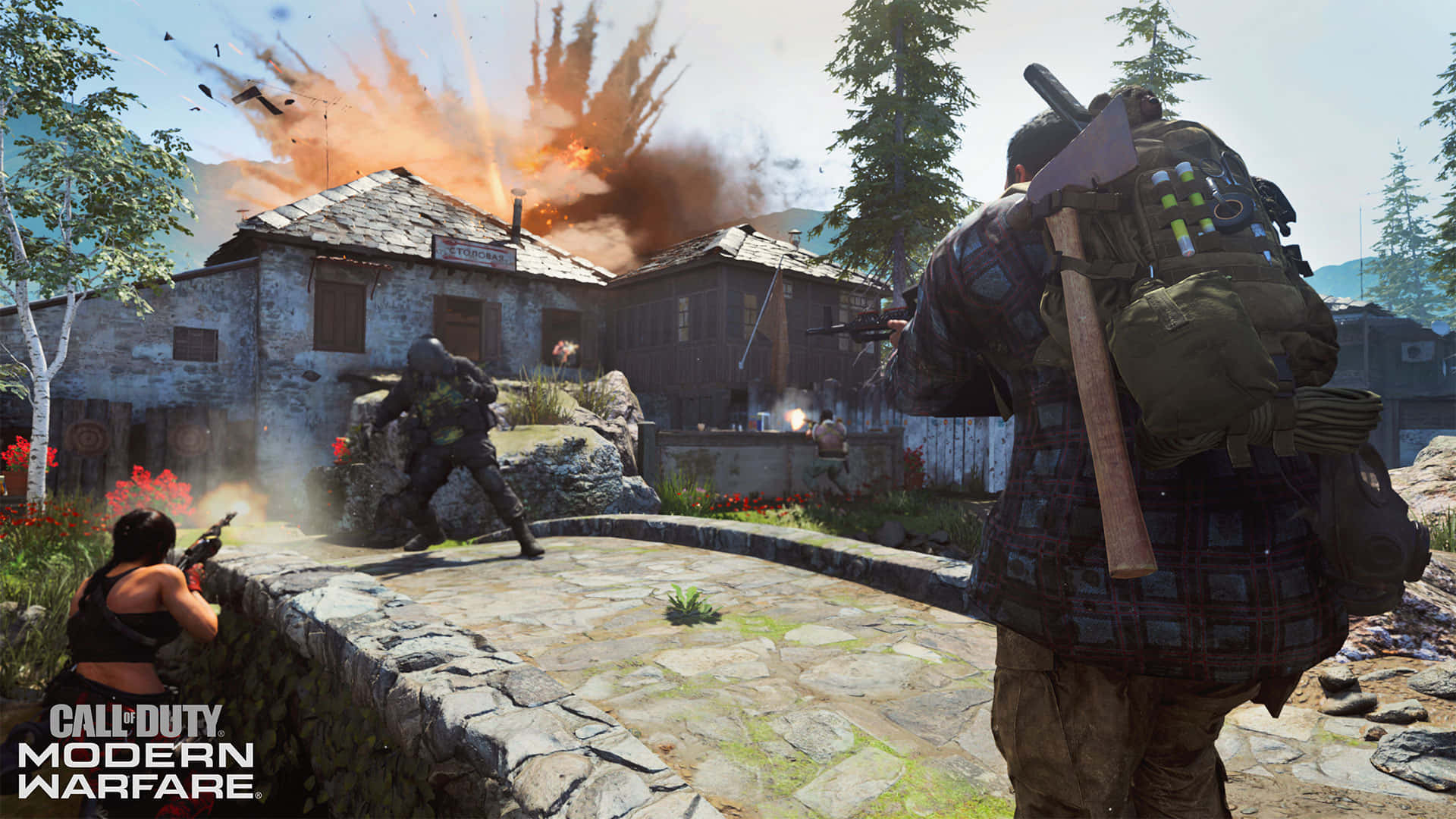 Call Of Duty, PS4, soldiers, Full HD Desktop Wallpaper