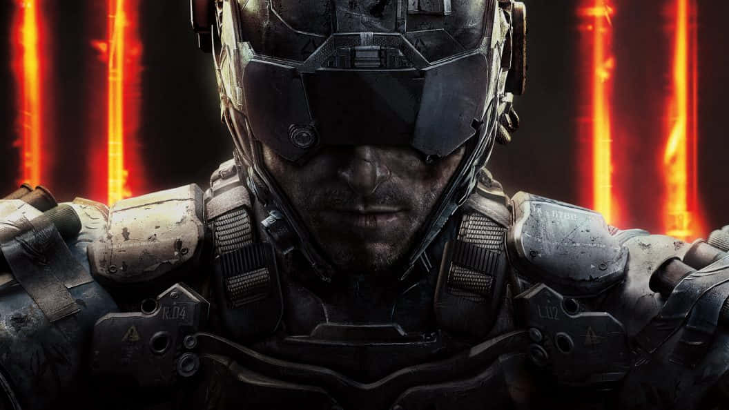 Call Of Duty 2020, futuristic armor, glowing orange energy beams, SD Desktop Wallpaper