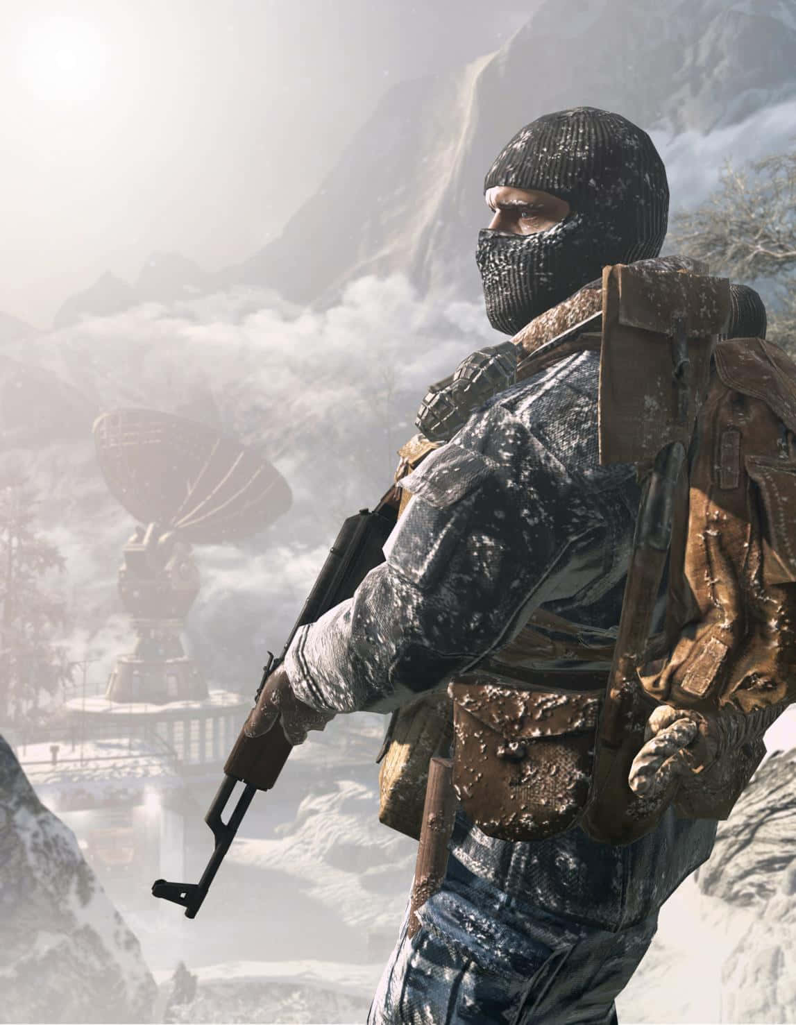 Call of Duty, soldiers, snow-covered soldier, HD Phone Wallpaper
